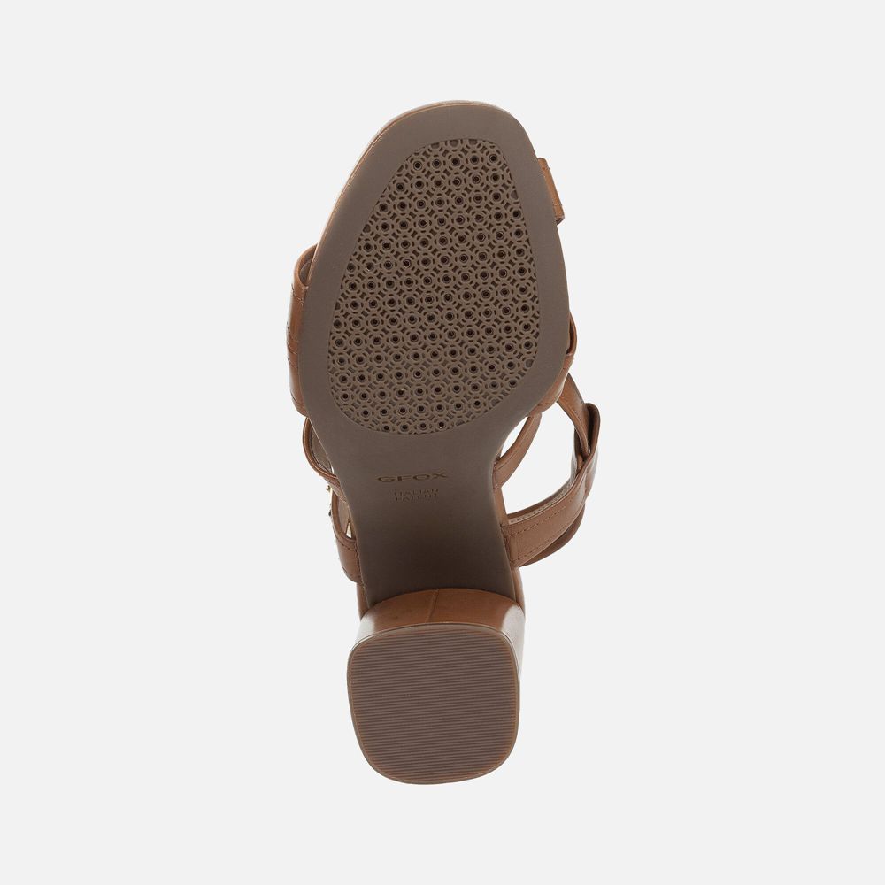 Geox Bayan Sandalet Kahverengi - Genziana - HNM-257893